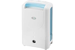 EcoAir DD1 Simple Blue MK3 Desiccant Dehumidifier | Rotary Dial | 7.5 L/Day | Quiet 34dBA | Anti Bacterial Filter | Laundry | 6Kg
