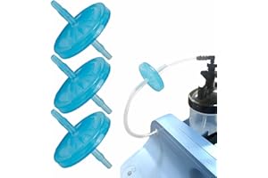 MENURSY Filtro de microdisco concentrador de oxígeno compatible con EverFlo 5L, accesorios de repuesto para máquina generadora de O2, 3 piezas