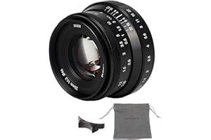 7artisans 35mm F1.2 II APS-C fotocamera messa a fuoco manuale Prime obiettivo verticale per fotocamere Sony E-Mount A7 A7II A7M3 A7RII A7RM3 A5000 A6000 A6300 A6500