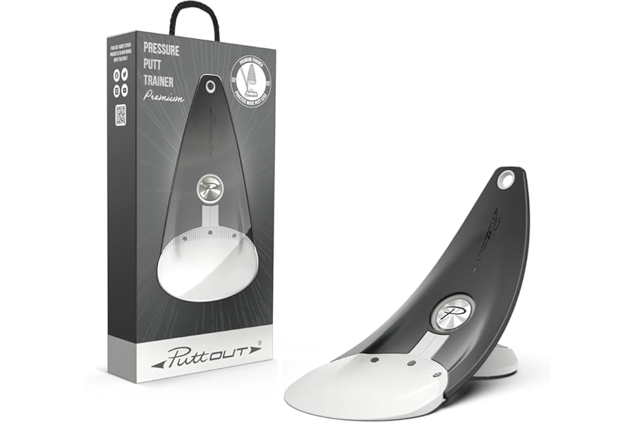 PuttOut Premium Pressure Putt Trainer, Perfect Your Golf Putting