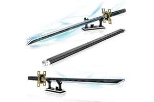 ZHEGAO Demon Slayer Swords Compatible with Lego Sets for Adults and Kids, STEM 40in Tokitou Muichirou Sword Building Block with Scabbard and Stand, Japan Anime Sword Building Toy Katana Gift, 771 Pcs
