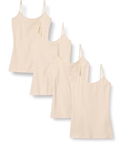 Débardeur Femme Soutien-Gorge Intégré - Bretelles Fines - Coton Doux - Rembourré - Sport/Détente