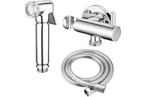 STILFORM Design WC/Bidet Handbrause Komplettset mit Absperrventil - Rund