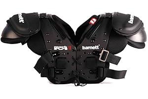 BARNETT Mark II paraspalle da Football Americano PRO, RB-Db-WR Colore Nero