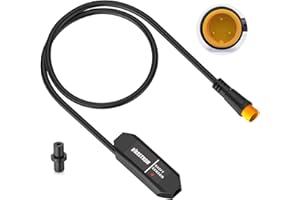 Varstrom Capteur Changement Vitesse pour BAFANG Kit Moteur Pédalier, Compatible avec Mid Drive Kits BBS01B BBS02B BBS-HD, Protecteur de Transmission avec Connecteur Mâle à 3 Broches - Type Plastique