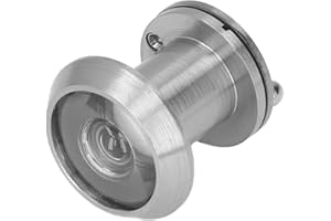 NCONCO Safety Door Viewer Anti Theft Household Peek Peep Holes with Back Cover, Copper Door Viewer Peephole for 15‑25mm/0.6‑2.0in Door Thickness for Home Office Hotel