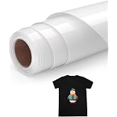 Ryebme Sublimation Vinyl for Dark Fabrics, 12 x 72 in Matte Effect | Easy Cut Transfer Paper for T-Shirt, Printable Sublimati