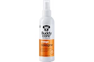 Buddycare Perfume para perros – Naranja – Aroma afrutado y audaz – Refresca entre lavados de perros – con aloe vera y provitamina B5 (200 ml, 1 unidad)