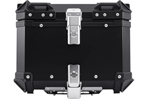 ‎SAMGER SAMGER Samger 45L Motorrad Topcase,Topcase für Roller Wasserdicht Topcase Aluminium Motorrad Heckbox Reisen Motorradkoffer mit Sicherheitsschloss für Motorradhelm Helm
