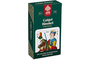 Ass Altenburger FSC Gaigel/Binokel, württembergisches Bild in Faltschachtel, White