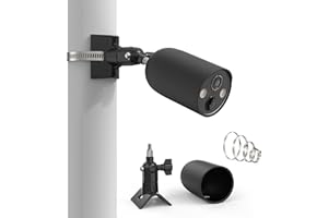 TIUIHU Uchwyt montażowy do kamery zewnętrznej TP-Link Tapo C425/C460, regulowany uchwyt masztu z silikonowym pokrowcem, akcesoria do kamery monitoringu TP-Link Tapo C425 KIT/C460 KIT