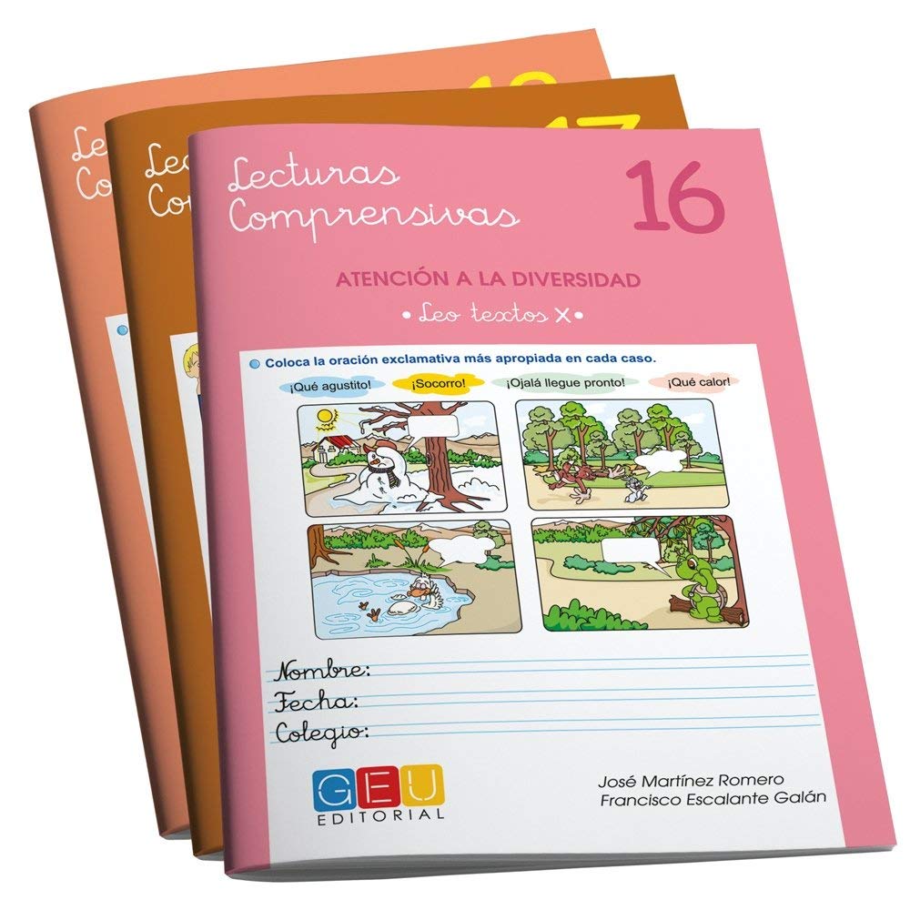 Pack Lecturas Comprensivas 5º Educación Primaria Apoyo y Comprensión Lectora