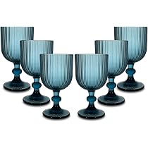 ARCA Set 6 Bicchieri Natalizi In Vetro 30 Cl – Con Decoro Villaggio Innevato, Adatti A Microonde E Lavastoviglie - 3