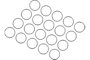 QUARKZMAN Nitrile Gomma O-Ring 20mm x 18mm x 1mm Guarnizioni di Tenuta Anelli Rubinetti Rotondo Guarnizione Rondella per Rubinetto Idraulica Riparazione Sigillatura Connessione, 20 Pezzi