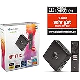 Strong ematic Ultra-HD Android TV Box für Netflix, Prime Video, Disney+, YouTube, Zattoo und vieles mehr. Android 9.0 mit Goo