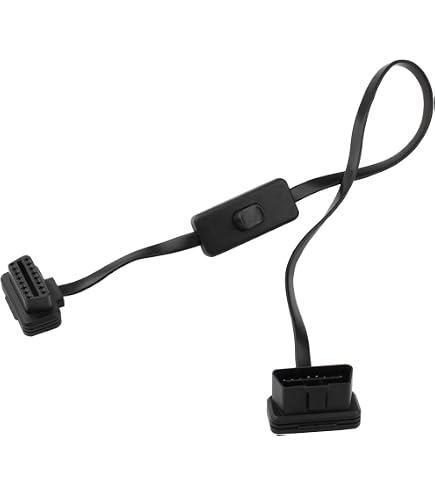 EVGATSAUTO Cavo di prolunga USB per auto OBD2, 180 cm per auto OBD-II OBD2 EOBD adattatore di estensione diagnostico a 16 pin per cavo mini USB