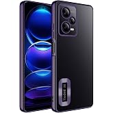 Zore Xiaomi ile uyumlu Redmi Note 12 Pro 5G Kılıf Kamera Korumalı Logo G&ouml;steren Zore Omega Kapak Derin Mor