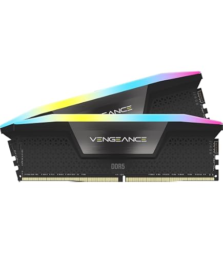 CORSAIR Vengeance RGB DDR5 RAM 32GB (2x16GB) 6400MHz CL36