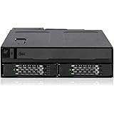 ICY DOCK 2 X 2.5 SAS/SATA SSD/HDD & (Ultra) Slim ODD Backplane Cage for External 5.25" Bay - Tougharmor MB602SPO-B