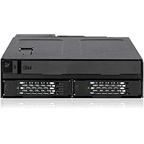 ICY DOCK Wechselrahmen MB602SPO-B - Für 2x 2,5" SSD/HDD & 1x Slim ODD