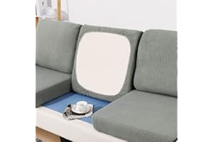 BOLUXIU Coprisedile per Divano Fodera per Cuscino del Sedile del Divano Coprisedile per Divano da Soggiorno Elastica Elasticizzata Colori Multipli per tutti i divani