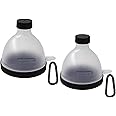 Fantasee 2 Packs Protein Powder Funnel, Pre or Post Workout, Gym, Fitness funnels, Portable Bottle Funnels Great for Supplements, Protein Powder, Fitness, Travel, to Go