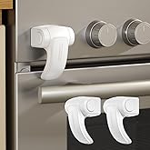 EUDEMON Oven Lock,Baby Proofing Oven Door Lock, Child Safety Oven Front Lock, Easy to Install & Use no Tools Need or Drill (W