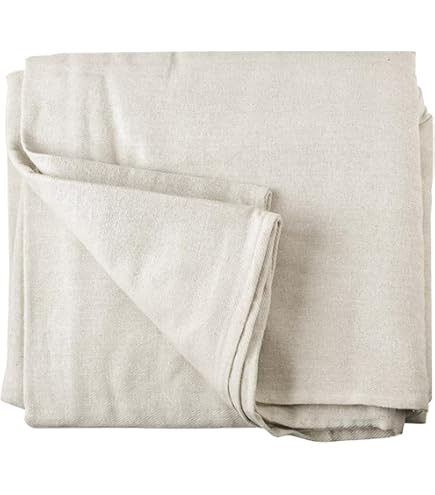 Trap katoenen stofvellen voor decoratie - 7,3 m x 3 ft stofvellen voor schilderen, herbruikbare katoenen keperstofvel voor verfschild, meubels