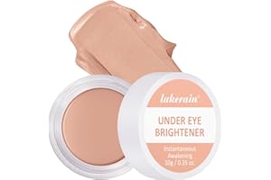 TEEROVA Under Eye Brightener, Concealer Full Coverage for Dark circles, Lightweight Radiant Cream Under Eye Concealer (Warm Nude, 1 PC)