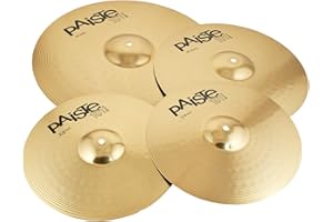 Paiste 101 Brass Cymbal Set Universal 14" HiHat, 16" Crash, 20" Ride - Cymbal Set