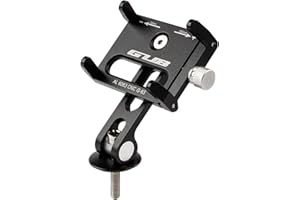 CalmGeek Soporte para teléfono móvil para bicicleta, universal, ajustable para 3,7 – 7,2 pulgadas, soporte de aluminio para teléfono móvil, soporte para teléfono móvil para moto Mountian Bike