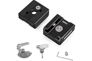 NEEWER Zapata Fría Montaje Adaptador Set (Paquete de 2), 1/4" Tornillo Anti Off Pins Resorte para ARRI, Compatible con dji Mic Transmisor Flash Monitor Mount Luz Panel LED Brazo Mágico Trípode, UA080
