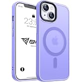 Babilden iPhone 11 i&ccedil;in Kılıf Kamera Korumalı Magsafe Wireless Şarj &Ouml;zellikli Mat Şeffaf Renkli Kılıf Lila