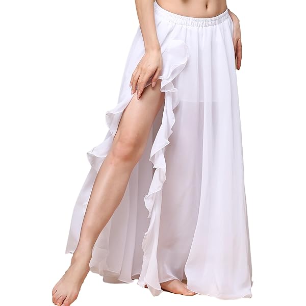 Gonne Bohemien Da Donna 25 Iarde Tribali, ATS, Belly Dancing Blu Tinta Bianca - Foto 9