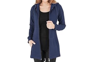 Vancavoo Sudadera con Capucha para Mujer Chaqueta Casual Jerseis Sudaderas de Otoño Ropa Deporte Cárdigan Chandal Invierno con Cremallera Camisa de Entrenamiento con Bolsillo Abrigos