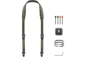 PGYTECH Correa de Hombro para Cámara Correas de Cámara para Fotógrafos Correa de Cuello de Cámara Dslr Slr de Liberación Rápida 110-152cm Ajustable-Verde