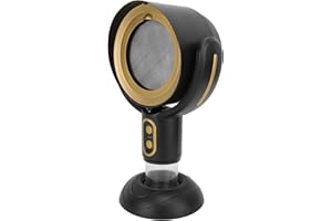 TOPIKY Tragbare Dunstabzugshaube, Desktop Dunstabzugshaube mit 2 Gang Abluftventilator, Abnehmbarem Filter, Ölauffangbecher, Tragbarer Küchenabluftventilator für Innengrill, Hot Pot