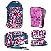 Produktbild Satch Match Pink Crush 5er Set Schulrucksack + Schlamperbox + Penbox + Sporttasche + Triple Flex lila - Wächst mit bis 180cm Körpergröße!