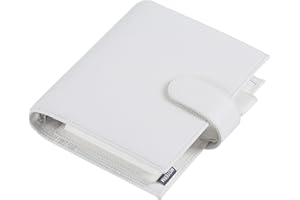 Moterm True-A6 Luxe Ring planer – organizer z prawdziwej skóry (pierścień 30 mm, kremowy żwirowy)