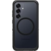 OtterBox Defender Serisi XT Şeffaf Kılıf Mıknatıslı Samsung Galaxy S25 i&ccedil;in, Darbeye dayanıklı, D&uuml;şmeye dayanıklı, Ultra Sağl
