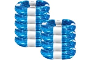 ALETO 9 Stück Nachfüllpackung Nachfüllfolienringe Nachfüllbeutel kompatibel Nachfüllkasse für Windeleimer und Katzenstreu Eimer