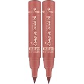 Essence Cosmetics Line N' Stain, Tattoo Lipstick, Long Lasting, Define, Tint, Intense Color, 0.15 fl oz (Pack of 2)