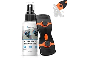 Allony Aufkleberentferner, Klebstoffentferner Extra Stark, Etikettenentferner, Schnell Auflösen, Hartnäckiger Etikettenentferner, der Aufkleber und Etiketten effektiv von Oberflächen Entfernt-120ml
