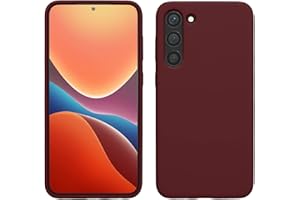 kwmobile Carcasa Compatible con Samsung Galaxy S23 Plus Funda - Case TPU y Silicona antigolpes - Apto Carga inalámbrica - Violeta Burdeos