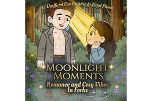 Moonlight Moments: Romance and Cosy Vibes in Forks A Hand-Drawn Colouring Book: Fan-Made Collection of Vampires, Wolves & Romantic Forest Scenes for Teens & Adults