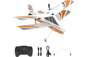 USHINING RC Flugzeug für Kinder, 2,4 GHz Wiederaufladbares Ferngesteuertes Flugzeug mit Integriertem Gyroskop Leichtes und Langlebiges Material, Geschenk für 8-14 Jahre Alte Jungen und Mädchen