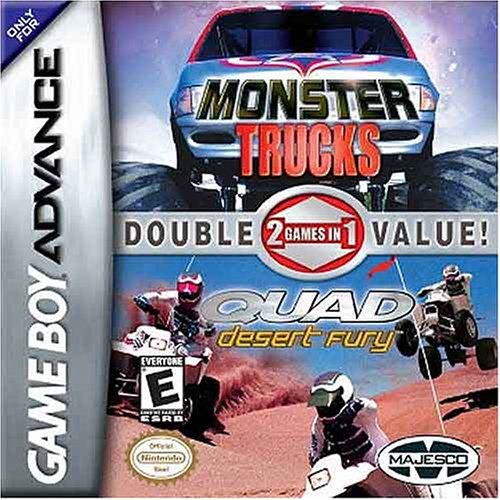 Majesco Monster Trucks Quad Desert Fury For Gba Gameboy Advance AGB-BWQE-USA AA52