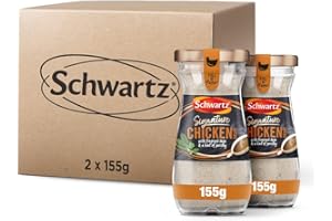 Schwartz Signature Chicken Gravy 155 G | Pack of 2 | Chicken Flavour Instant Gravy Mix | Delicious Taste, Silky and Smooth Texture | with Fragrant Sage and Parsley | Suitable for Vegetarians