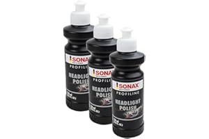 SONAX 3X 02761410 PROFILINE HeadlightPolish Scheinwerfer Politur Paste 250ml
