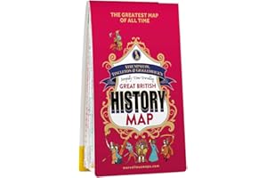 Great British History Map | Historical Map & Guide | Marvellous Maps | History Gifts | Adventure | Trivia